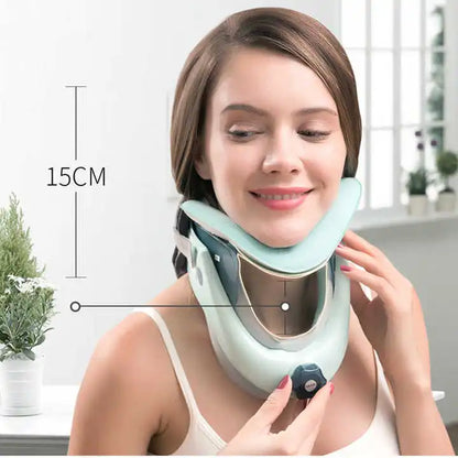 Adjustable Air Sac Neck Stretcher Collar for Spinal Alignment Traction Support