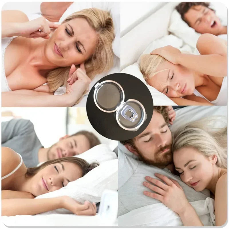 Magnetic Anti-Snore Nose Clip: Easy Breathing, Peaceful Sleep, Apnea Guard