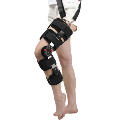 Adjustable Hinged Knee Brace: Orthopedic Support Stabilizer for Post-Surgery Recovery