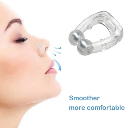Magnetic Anti-Snore Nose Clip: Easy Breathing, Peaceful Sleep, Apnea Guard