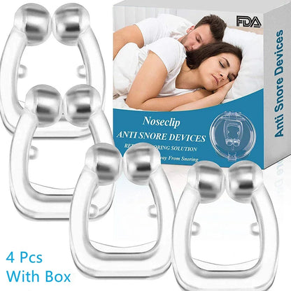 Magnetic Anti-Snore Nose Clip: Easy Breathing, Peaceful Sleep, Apnea Guard